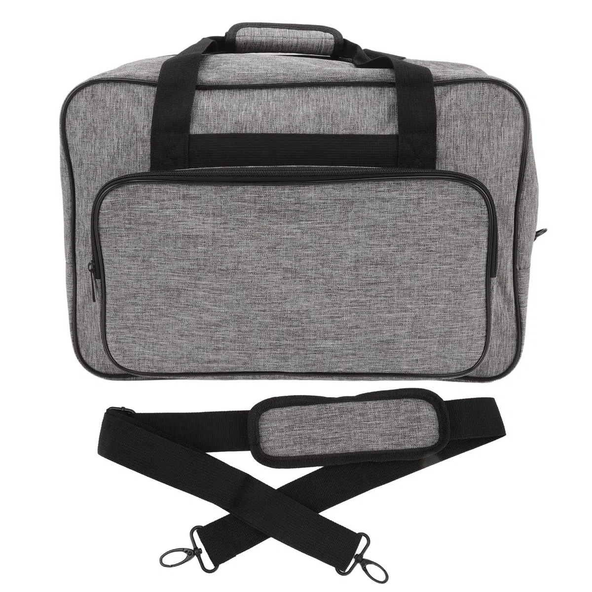 Fdit Borsa Tote in Filato Universale in Materiale di Tela Portatile Grigia, Borsa per il Trasporto di Stoccaggio per Macchina da Cucire, Custodia per Macchina da Cucire Custodie per