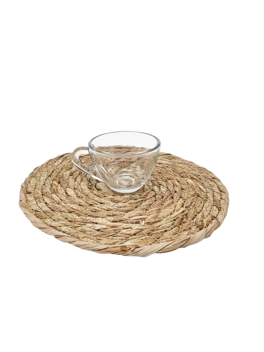 Set 6 Tazzine da Caffè in Vetro Trasparente Forma Bassa 70ml Lavabili