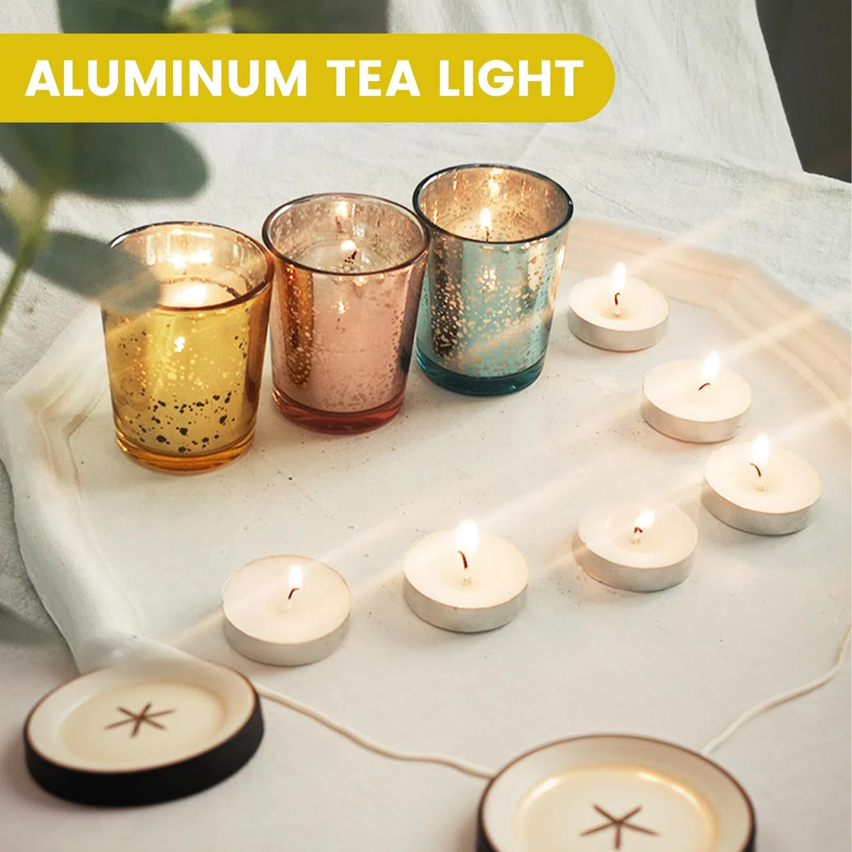 100 pezzi in alluminio - Bicchieri vuoti con 100 stoppini, portacandele standard per candele tealight fai-da-te, ideali per la produzione di candele