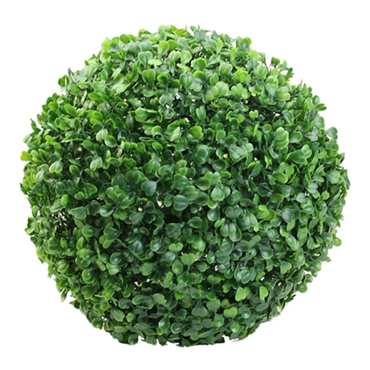 Palla Topiaria Artificiale Verde in Plastica Decorativa Sospesa per Interni ed Esterni, Bassa Manutenzione, per Decorazioni Casa e Giardino
