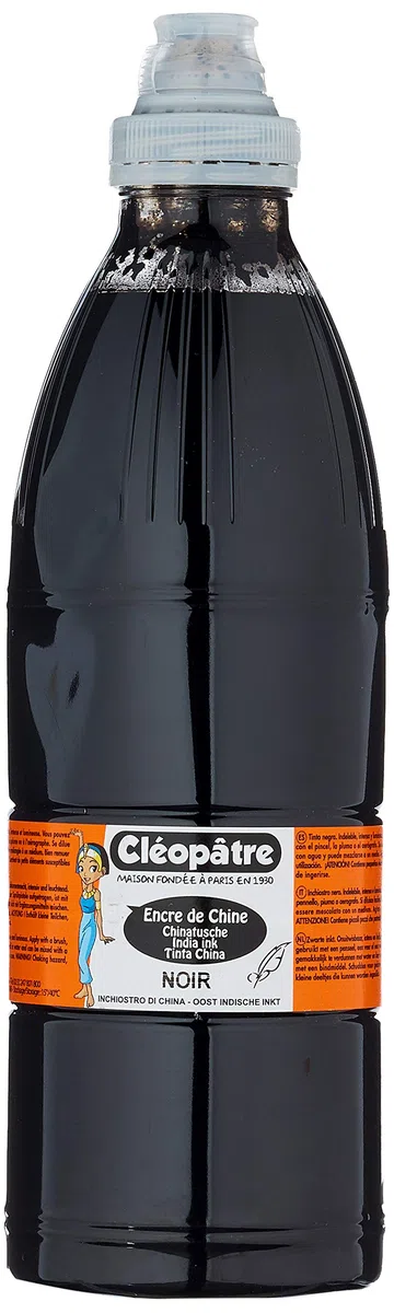 cléopâtre edc1 – 2 Inchiostro di Cina Nero 8 x 8 x 27 cm