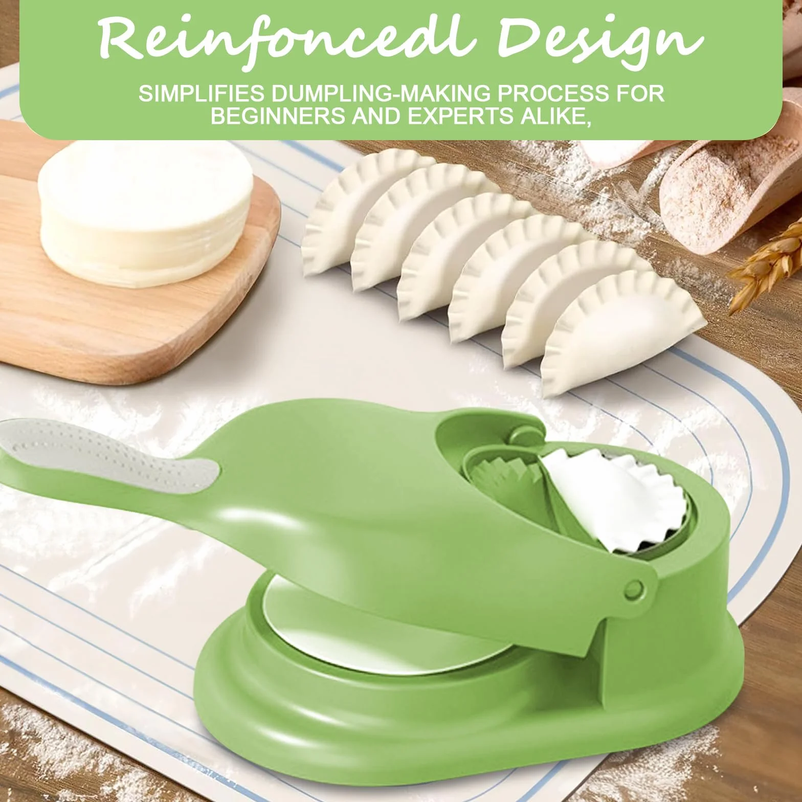 Dumpling Maker, Macchina per Gnocchi 2 in 1, Stampo Per Gnocchi, Formatore per Gnocchi fai da te, Artefatto per la Produzione di Gnocchi, per Cucine, Ristoranti, Scuole, Alberghi