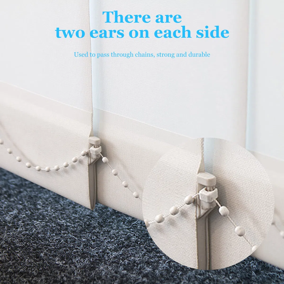 10 Pezzi Pesi di Tende Verticali 127mm Tende Verticali a Lamelle Accessori per Ricambi per Ricambio lamelle Imposta di Ufficio Casa Camera