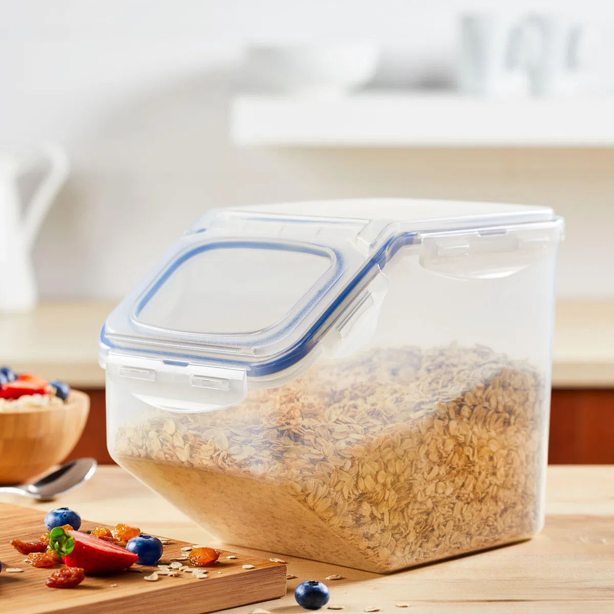LocknLock HPL700 PP Carrello da cucina classico, 257 x 157 x 191 mm, 5 L, 100% ermetico, sistema di chiusura intelligente