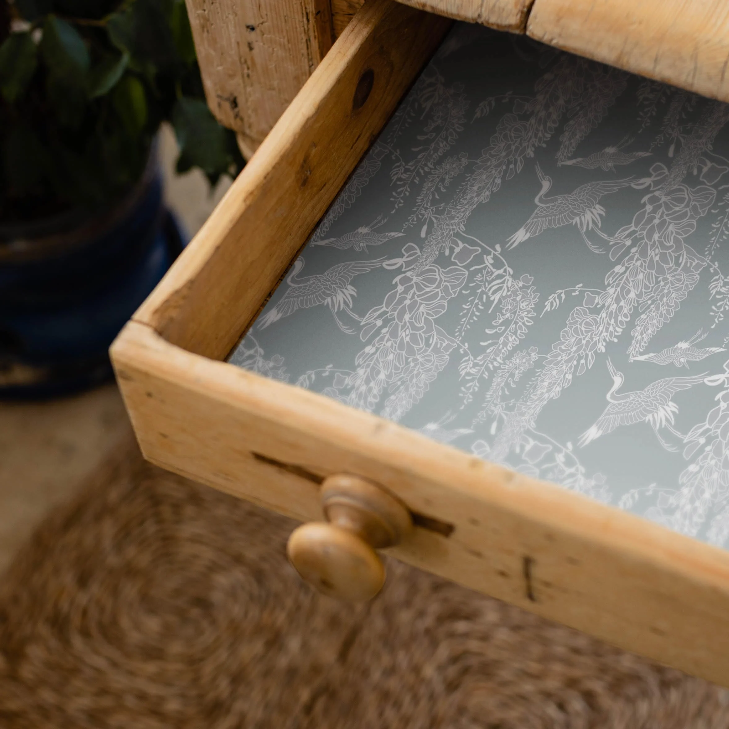 The Master Herbalist Fodere Profumate per Cassetti con Design Classico Airone (Piegate) | Confezione da 5 Fogli | Contiene Oli Essenziali | Prodotto nel Regno Unito (Lavanda & Olio Di Neem)