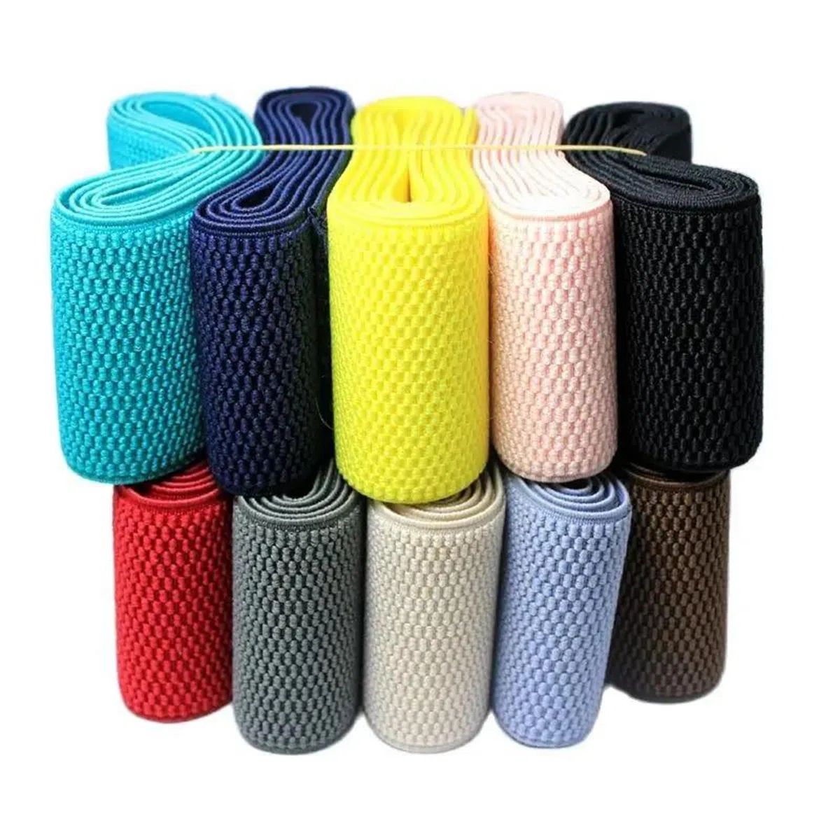 3 Metri Elastico colorato 6cm Pantaloni Gonna Cintura Elastica per Accessori per Cucire Lavorati a Maglia,60 mm