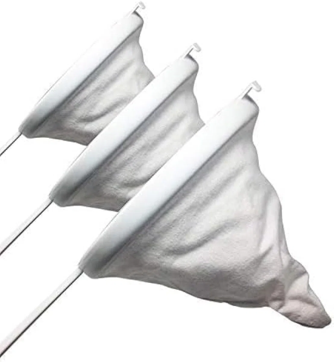 MGE - Set di 3 Colini Flanella - Colino Panno Cucina - Garza Alimentare per Filtrare - 3 Pezzi di Cotone