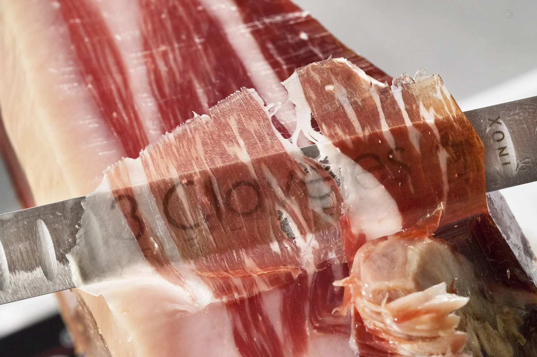 3 Claveles Pom – Coltello alveolare per prosciutto, 29 cm