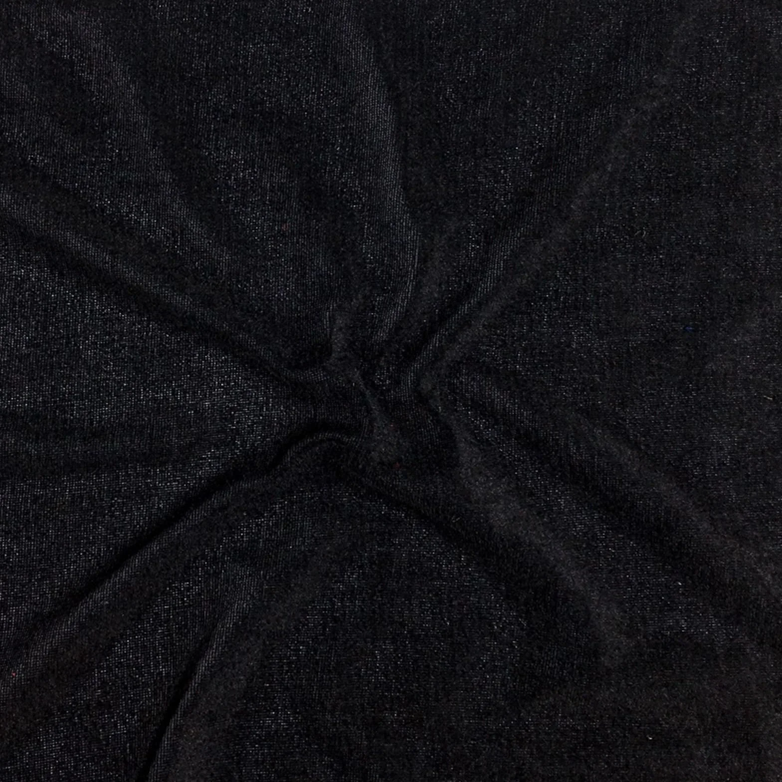 Tessuto in velluto panno, al metro, 2 m x 155 cm, tessuto di velluto nero, tessuto decorativo al metro, per tende, tovaglie, copridivano