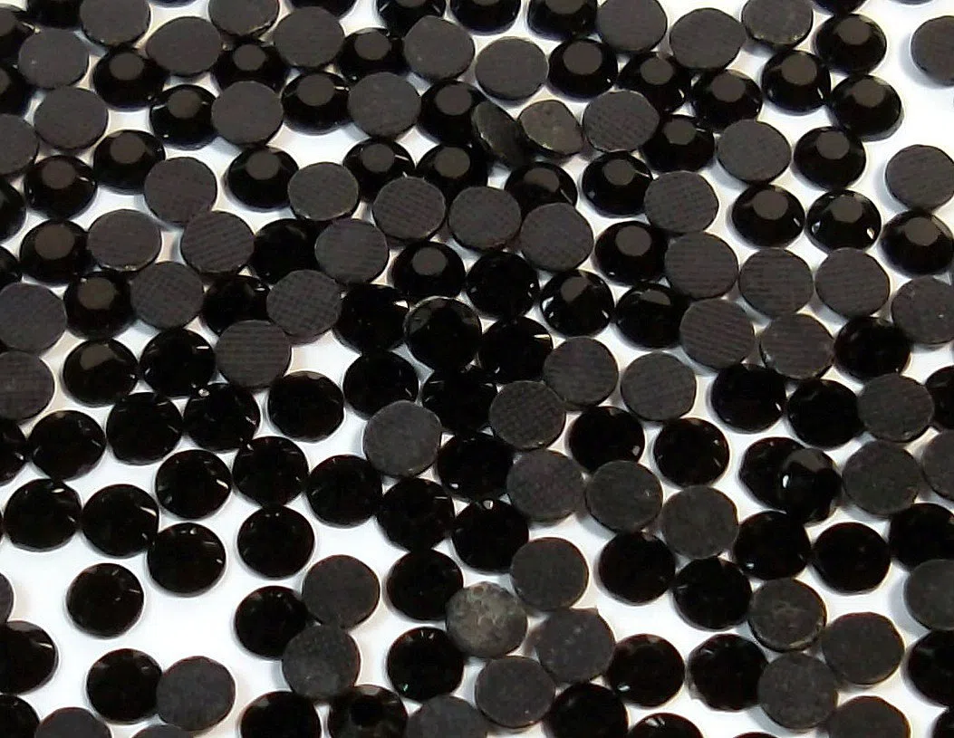 Perlin 720 pezzi Hot Fix 6 mm vetro posteriore piatto strass SS30 HotFix rotondo cristallo gemme 5,5 ~ 6 mm, 5,5mm ~ 6mm, Vetro, vetro