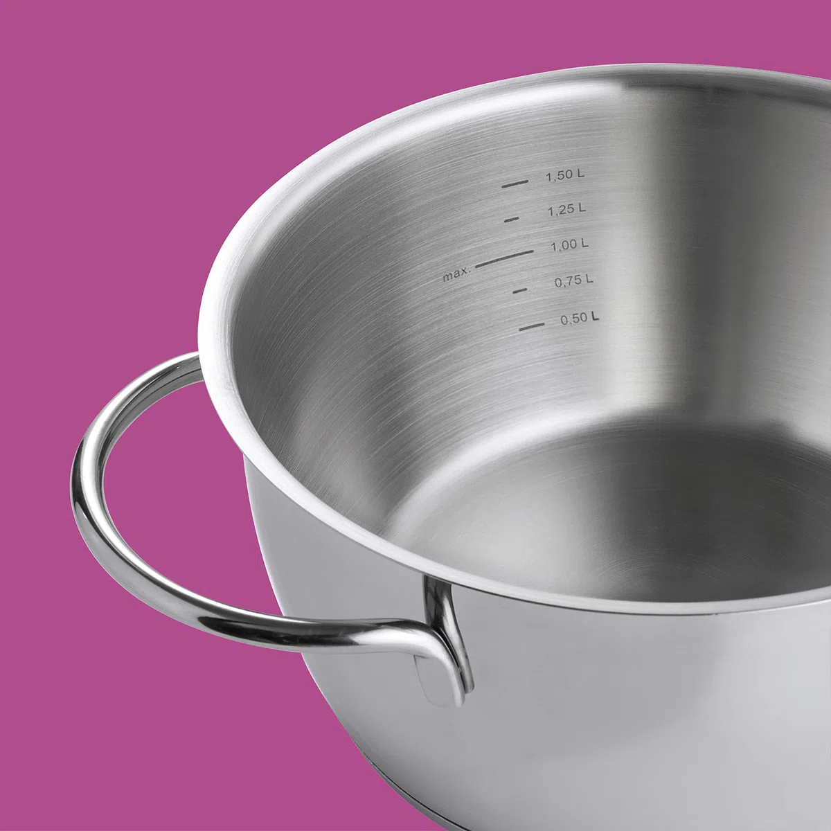 ROHE Pentola Fenja in acciaio inox, con un volume di: 1,8 l, dimensioni: 18 cm, 208281-18