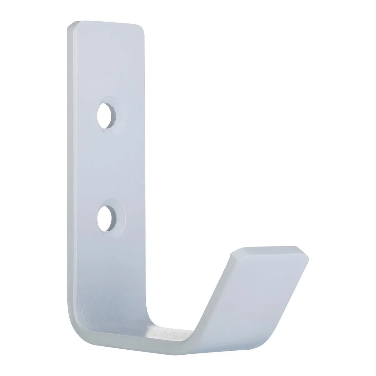 SOTECH 5 x Appendiabiti Loxten 60 x 20 x 45 mm bianco Acciaio inox Gancio a muro con spessore del materiale di 3 mm Gancio per giacca con bordi arrotondati