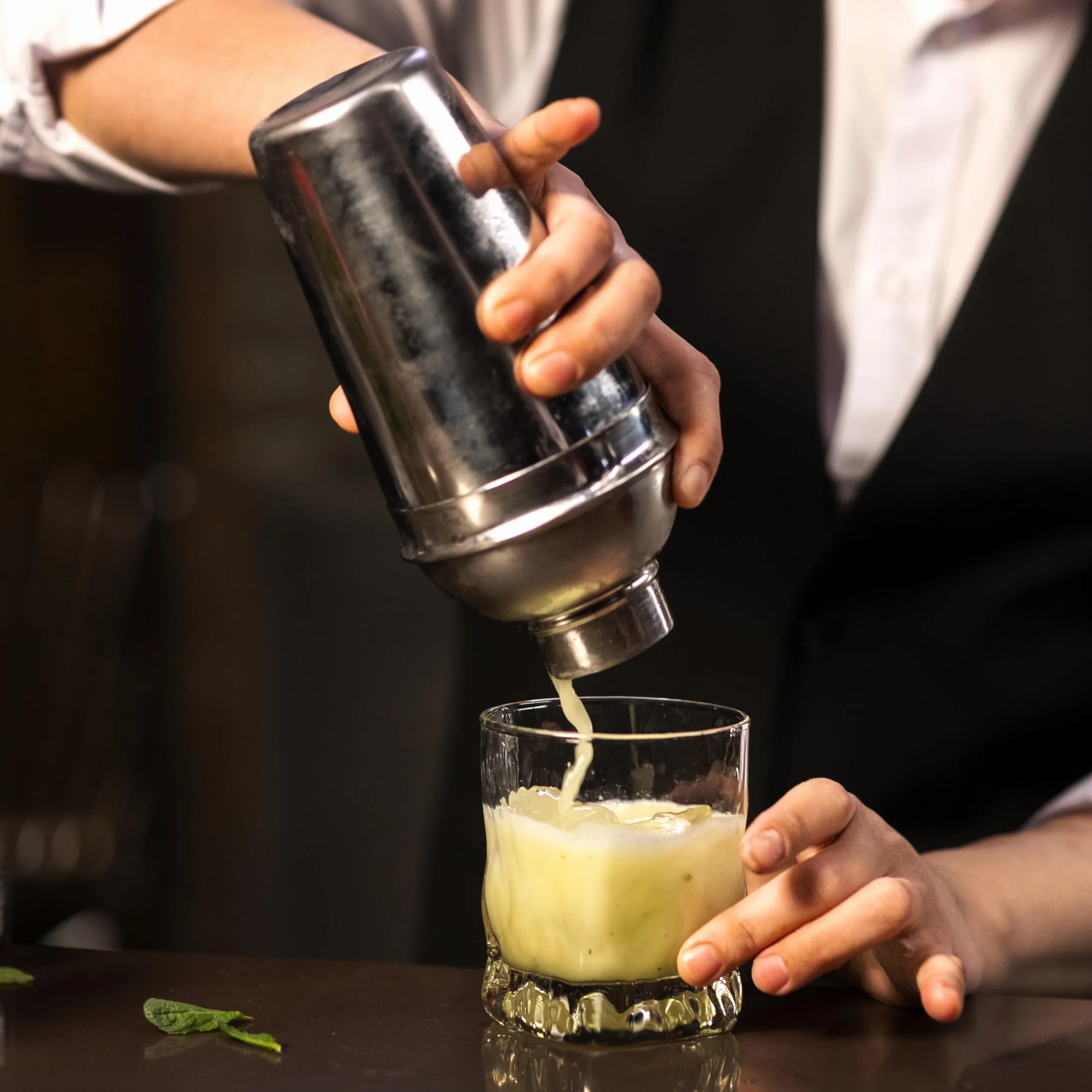 Retoo Set di 6 shaker da cocktail in acciaio inox, 750 ml, strumenti da bar, accessori shaker bar, mix professionale per cocktail, set barware per la casa o il bar