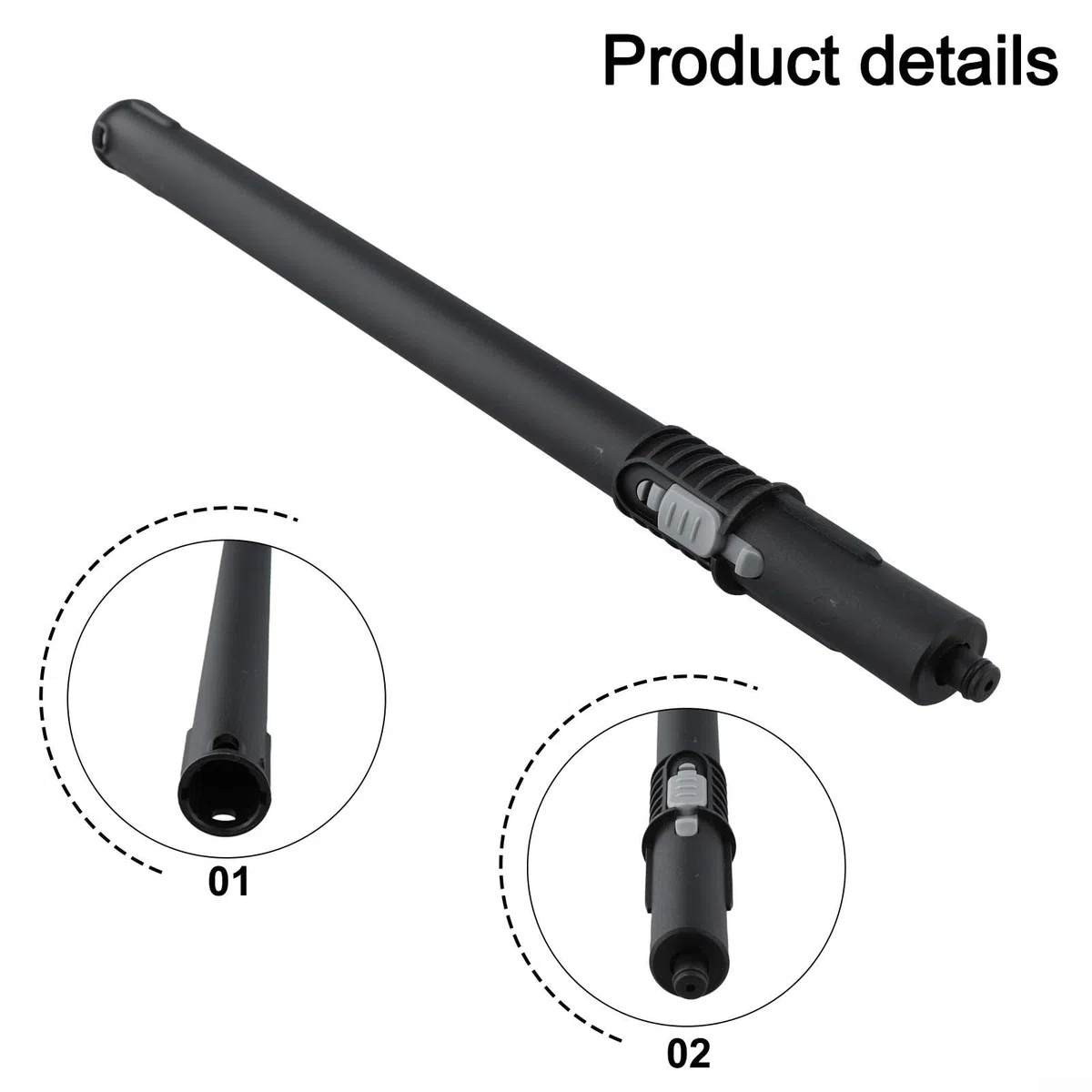 Tubo di prolunga flessibile per pulitori a vapore Karcher SC1, SC2, SG2, SG4 per aumentare la portata e l'efficacia della pulizia