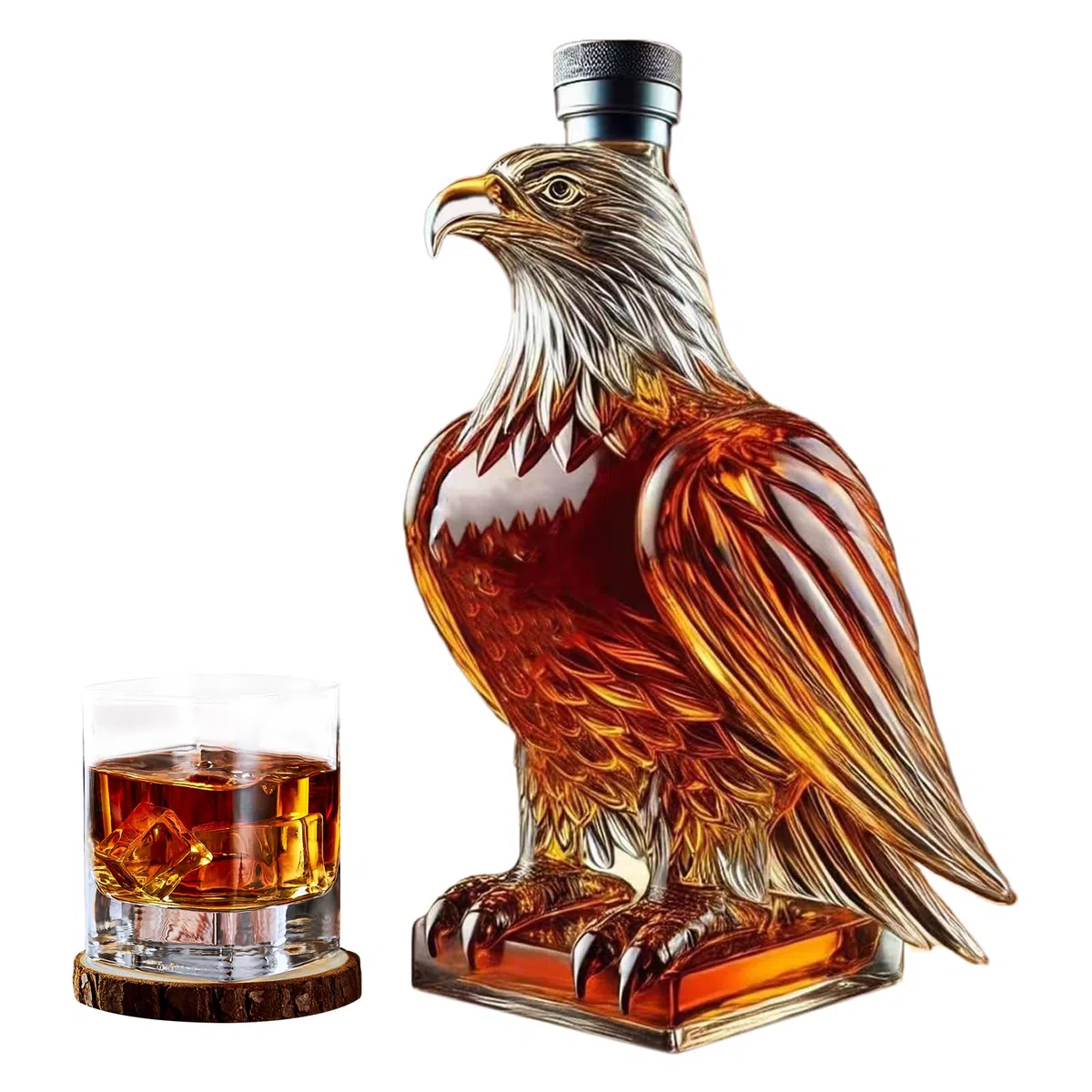 Bottiglie Per Whisky - Bottiglia Whisky in a Forma di Animale,Contenitore Originale E Divertente Per Degustazione Di Birra Matrimonio Eventi Festa Del Papà Collezionisti Vino