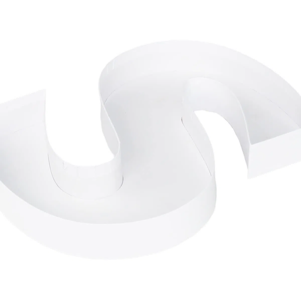 WENPACK Scatola di cartone riempibile a forma di lettere e numeri, 30,5 cm, con coperchio trasparente, per dolci e salumi al pascolo (S)