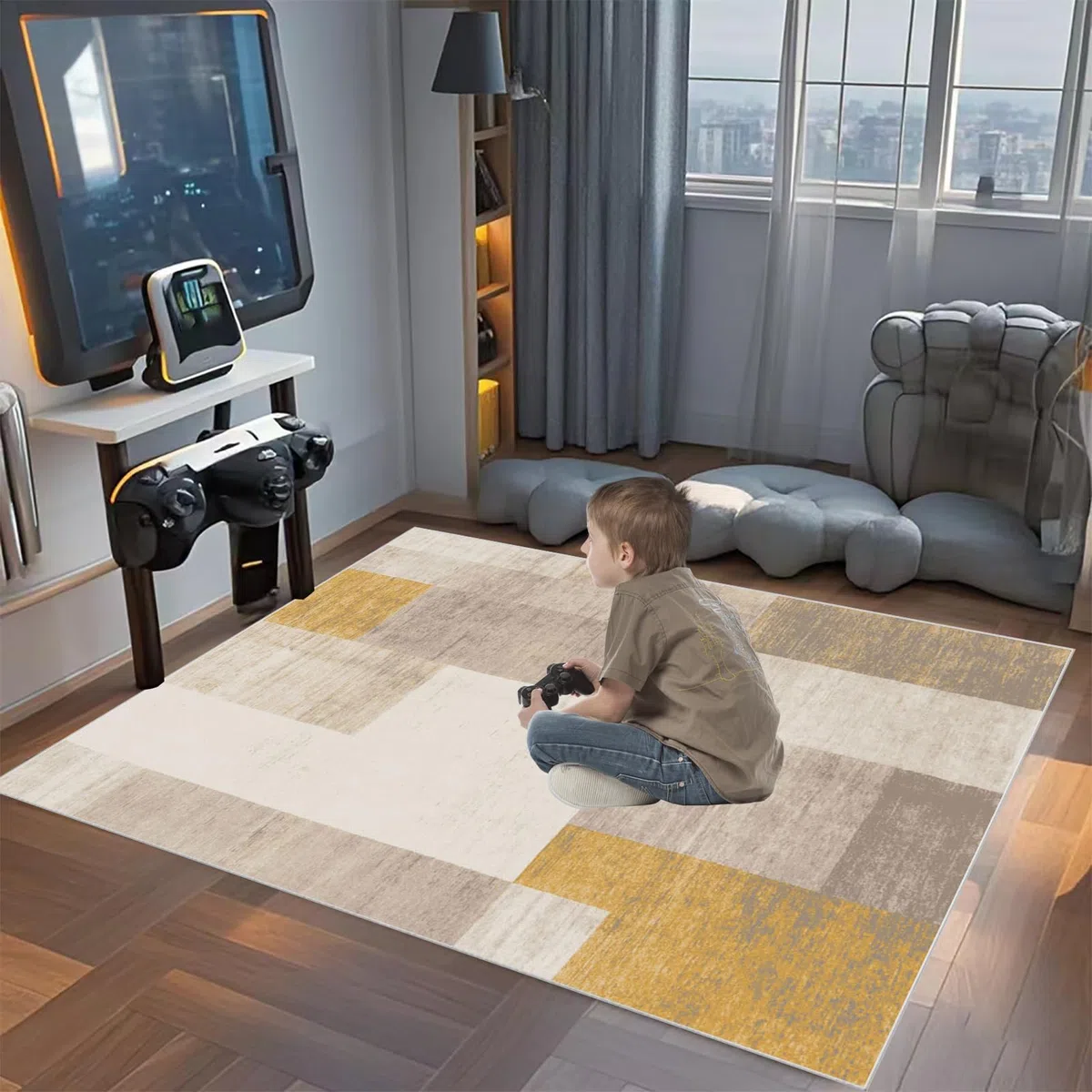 Tappeto Salvapavimento Tappeto Sedia Ufficio Antiscivolo 120 x 160 cm Ufficio Protettore del Pavimento Tappeto per Sedia con Ruote Tappeto Sedia Gaming Pavimenti per Parquet e Pavimenti Duri