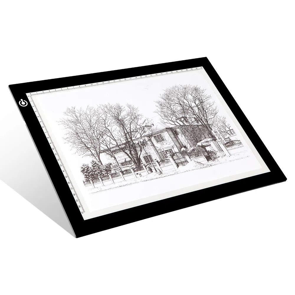 LITENERGY Scatola luminosa di tracciamento A4 9x12 Pollici in Lega Ultra Sottile Solo 5mm USB Power Light Table per artisti, disegni, schizzi, animazione