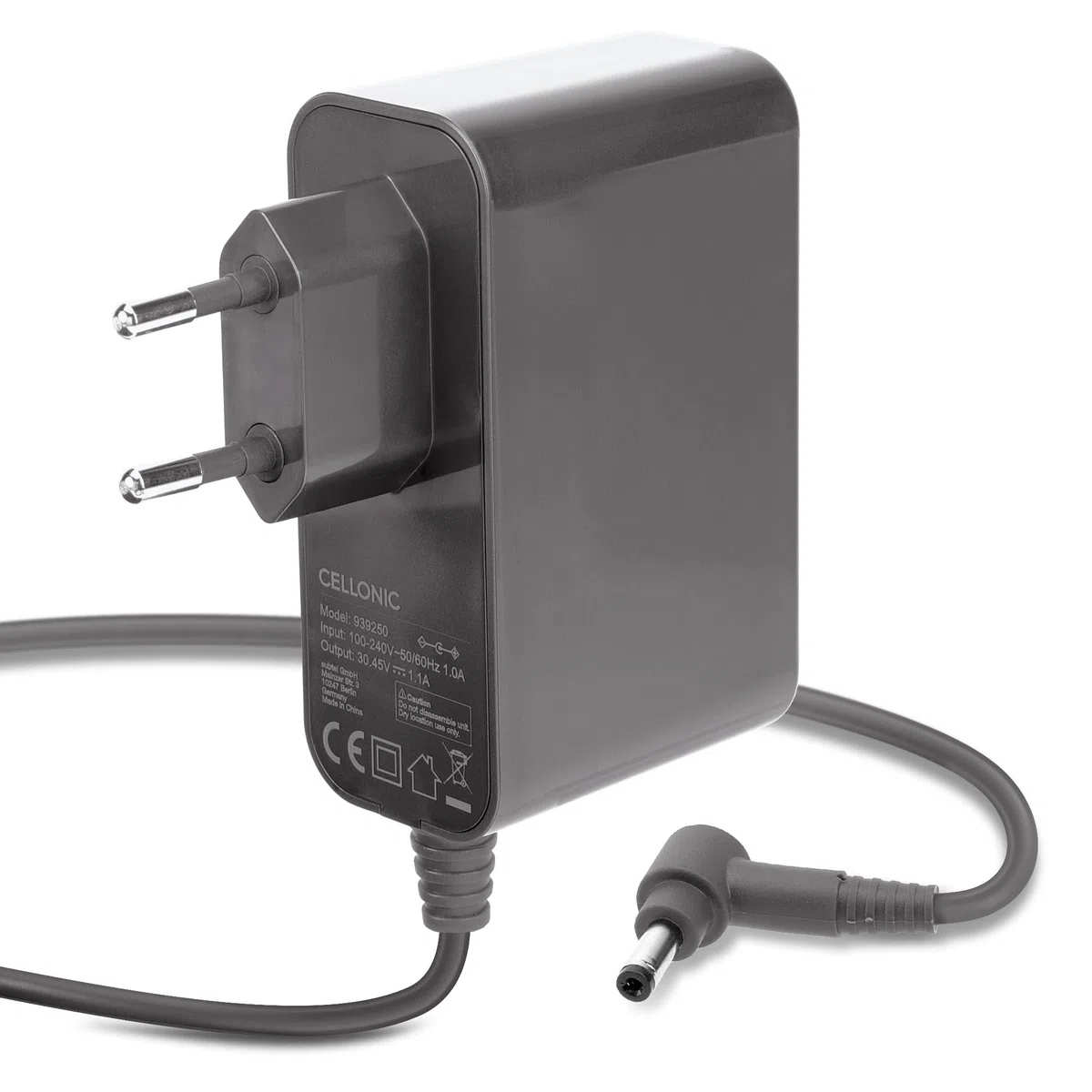 CELLONIC Caricabatteria compatibile con Dyson V10, V11, V12 & v15 Caricatore di ricambio 30.45V, potente & affidabile