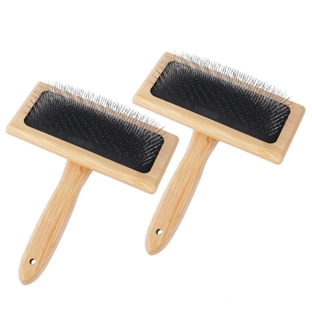 2 PCS Drumelli di Lana, 6,1 Pollici X 4,8 Pollici - Drumelli Manuali per la Lana, Strumento per Mescolare la Lana per la Lavorazione A Feltro, per Animali Domestici Black