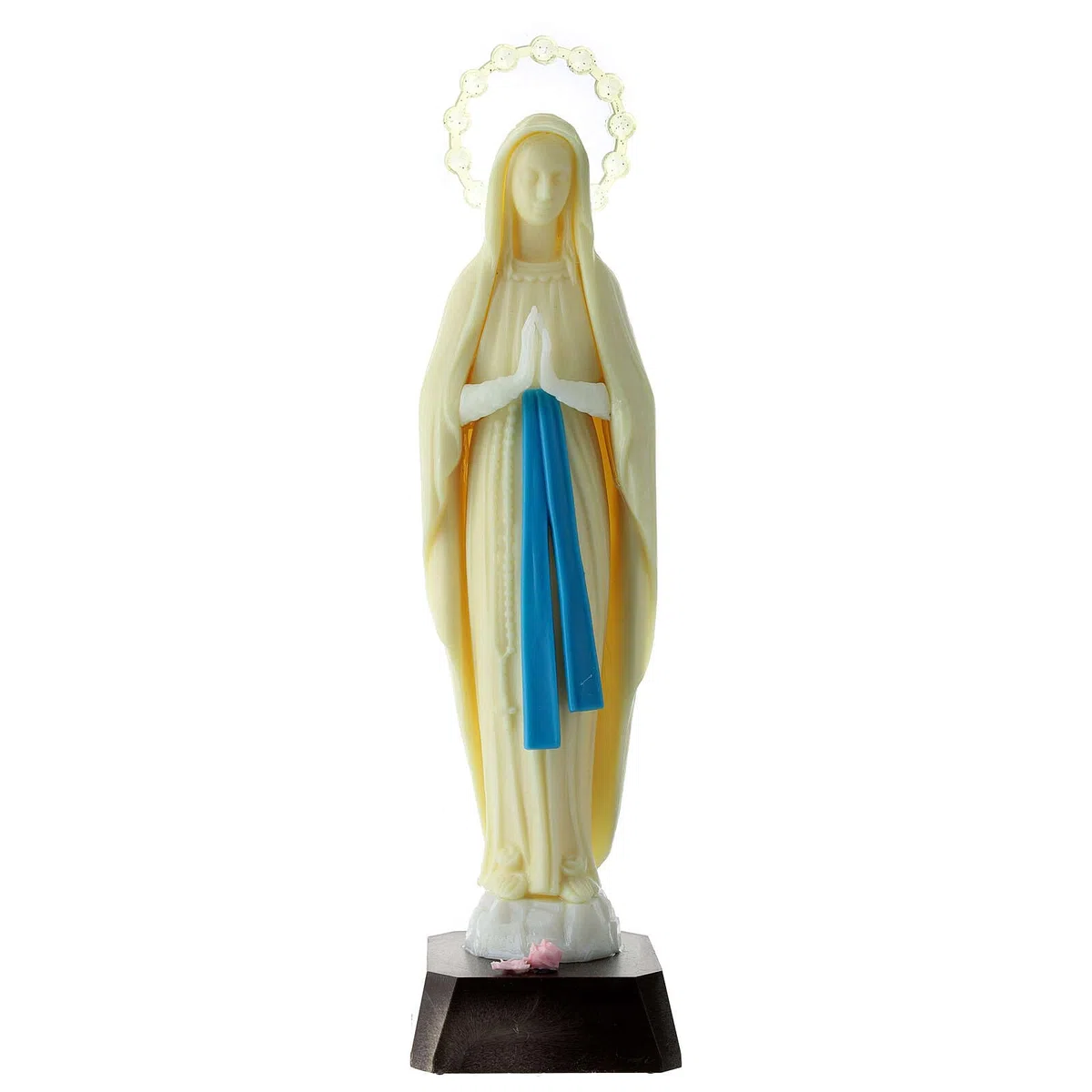Statua Madonna di Lourdes fosforescente 25 cm