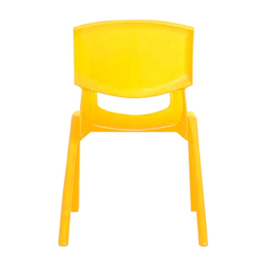 Mediawave Store - Sedia Colorata per Bambini 173710 in Plastica Modello Impilabile 26x30x50cm (Gialla)