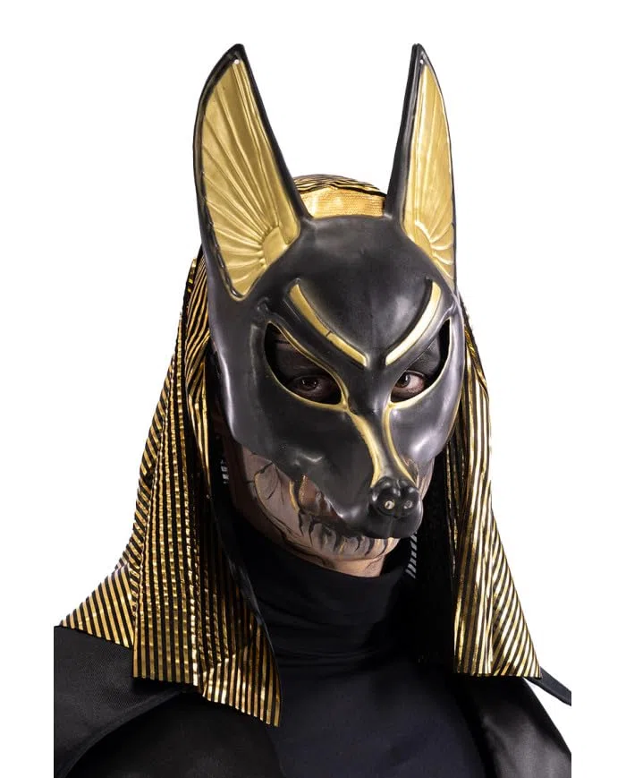 MASCHERA ANUBI IN PLASTICA SU CARTONCINO