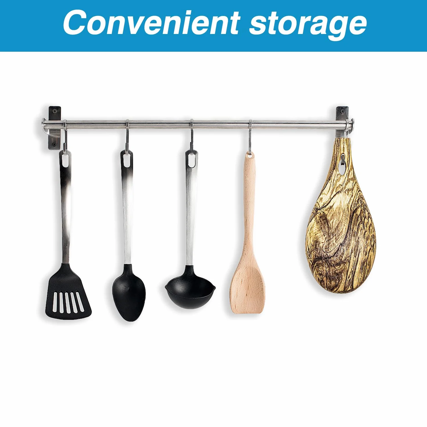 Poggia Mestolo Cucina,Apoggia Cucchiaio in Legno Naturale,Appoggia Mestoli da Cucina,per Ristorante Domestico (Olive wood)