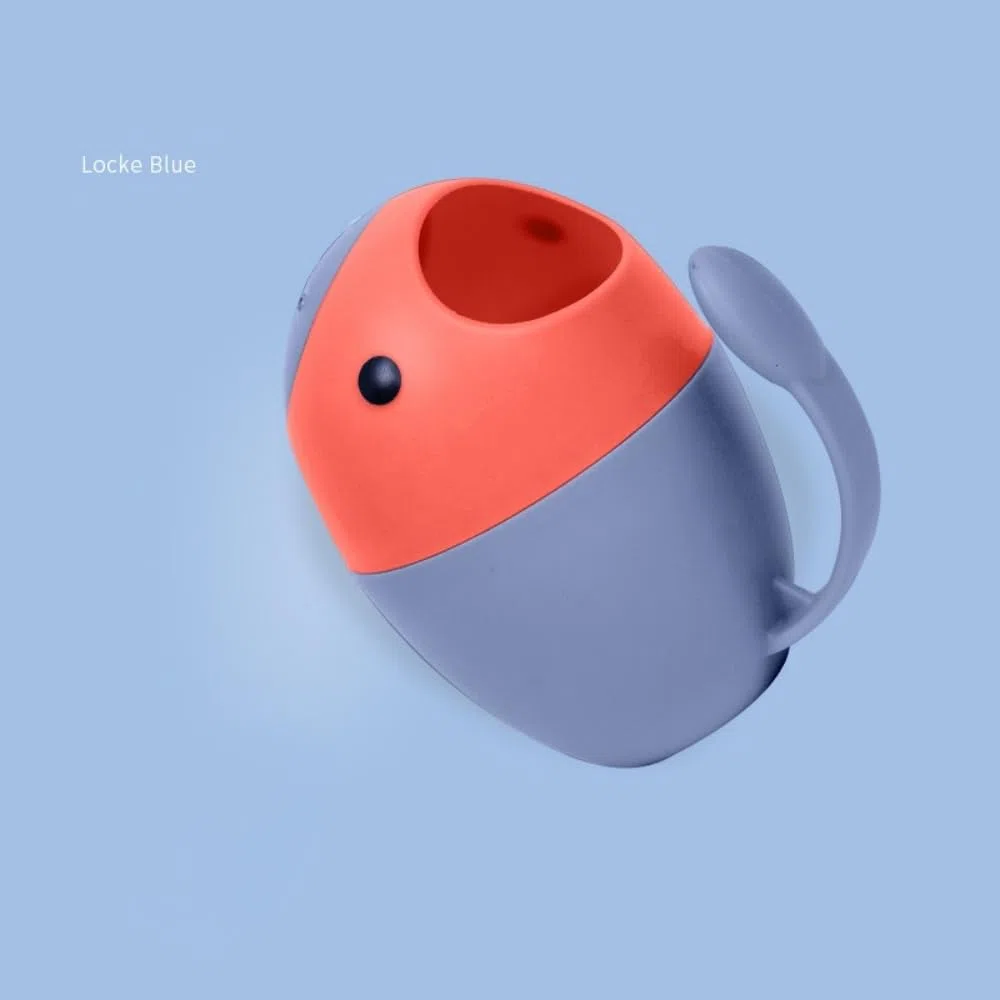 Tazza di Shampoo,Coppa per Shampoo Tazza per Shampoo Doccia Bath Shower Cup Shampoo Rinser Brocca per Bambini e Anziani, Blu