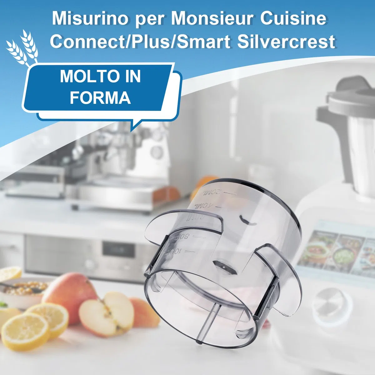 Misurino per Monsieur Cuisine Connect Misurino Accessori per Monsieur Cuisine Smart/Plus Tazza di Misurazione XXX