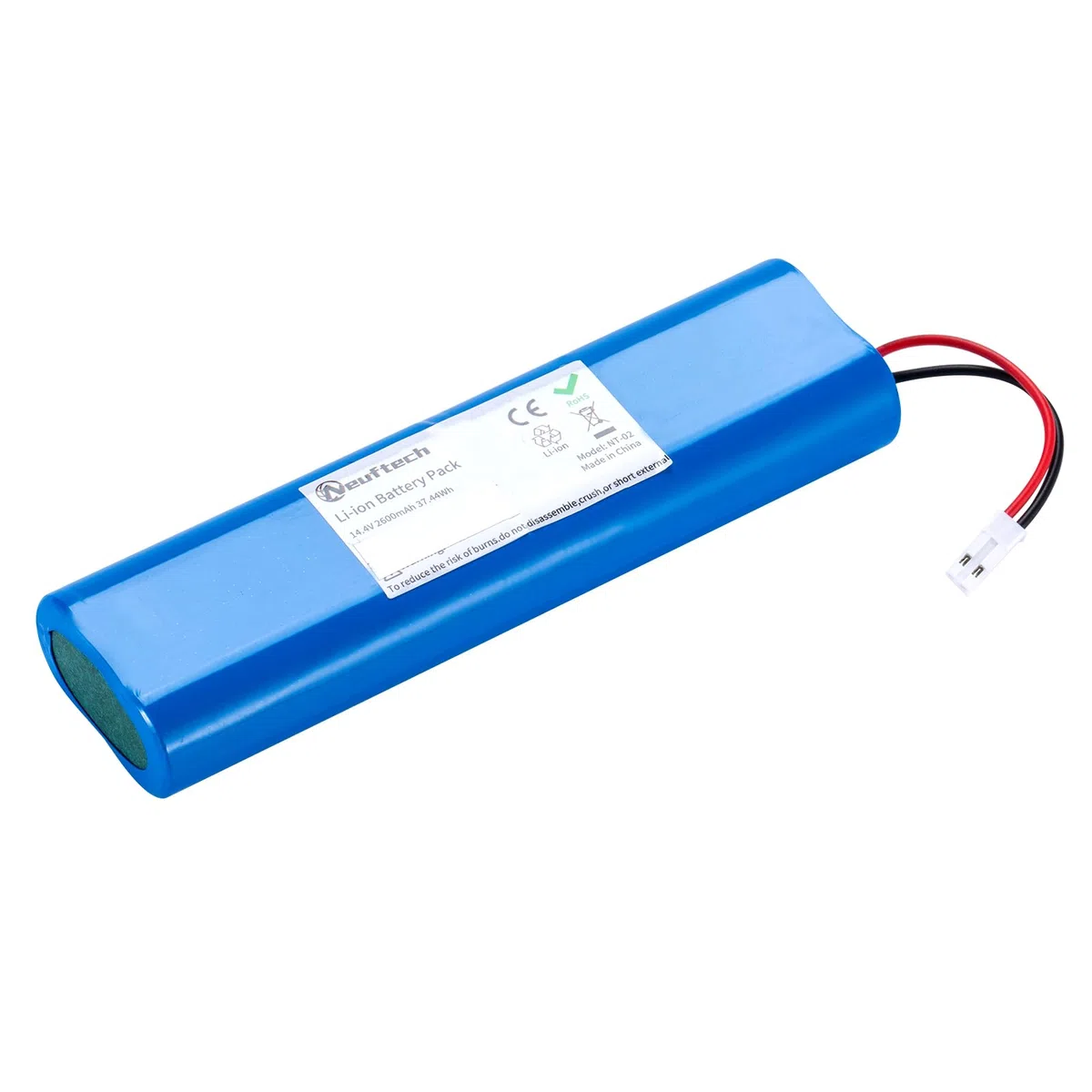 Batteria 14,4 V per iLife Zaco V3s Pro, V50, V5s Pro, V8s, X750 aspirapolvere Home Cleaner, compatibile con Medion MD 18500, 18501, 18600 (2600 mAh, 14,4 V)
