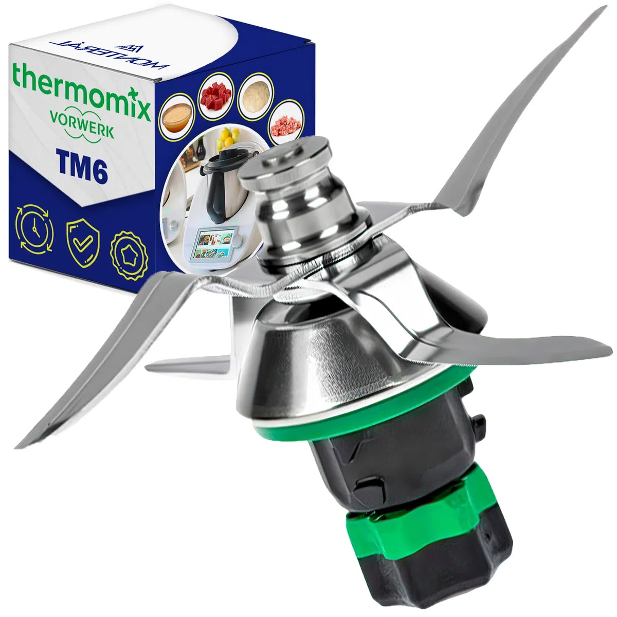 MONTERAL Gruppo Lame e Guarnizione per Vorwerk Bimby TM6 Robot da Cucina - Garanzia di 10 Anni
