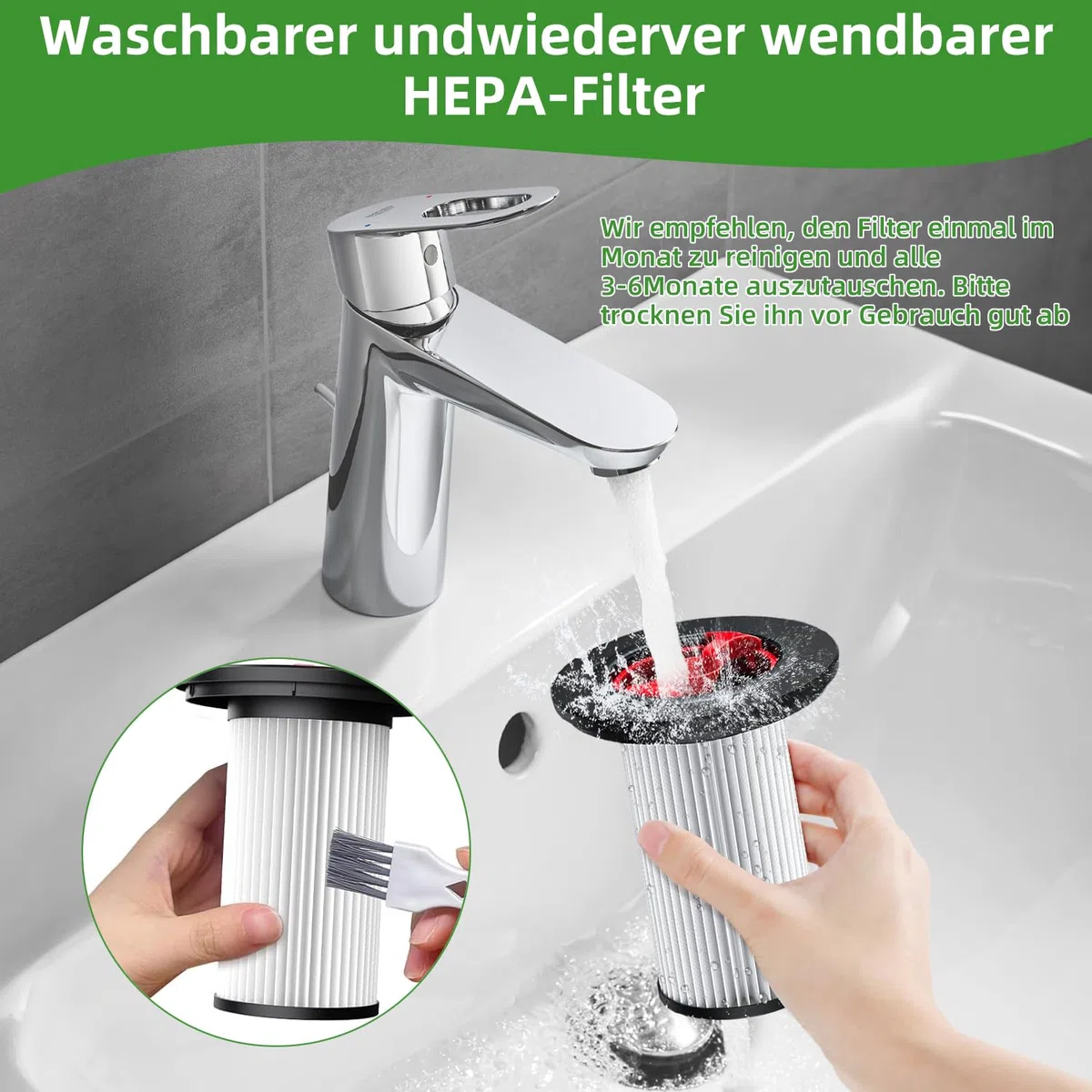 2 Pezzi Filtro Aspirapolvere Bosch Unlimited Gen2 Serie 8 per B-osch 12036642 & 12023349 S8 Filtro HEPA Per Aspirapolvere Bosc-h Unlimited Gen2 Accessori Contro Le Polveri Sottili Con 2 Spazzole