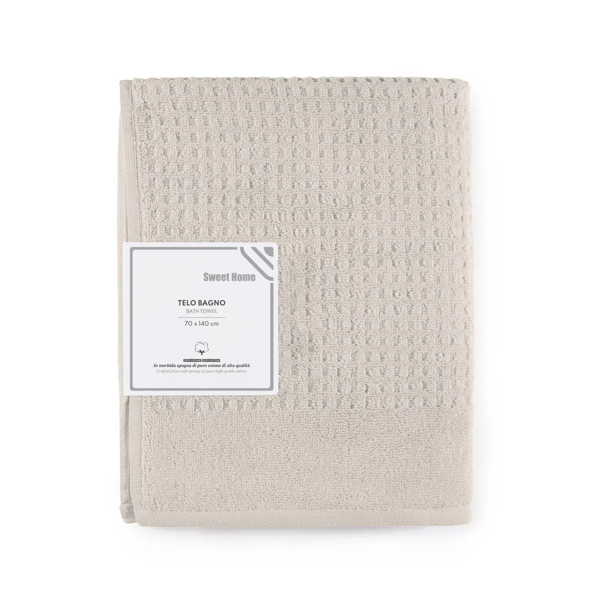 SWEET HOME - Telo Bagno 70x140 100% Puro Cotone Turco Certificato OekoTex Antipiega, Asciugamano Bagno Grande Ideale per Telo Mare, Doccia, Spa, Palestra Morbido Assorbente, Asciugamani Bagno Multiuso