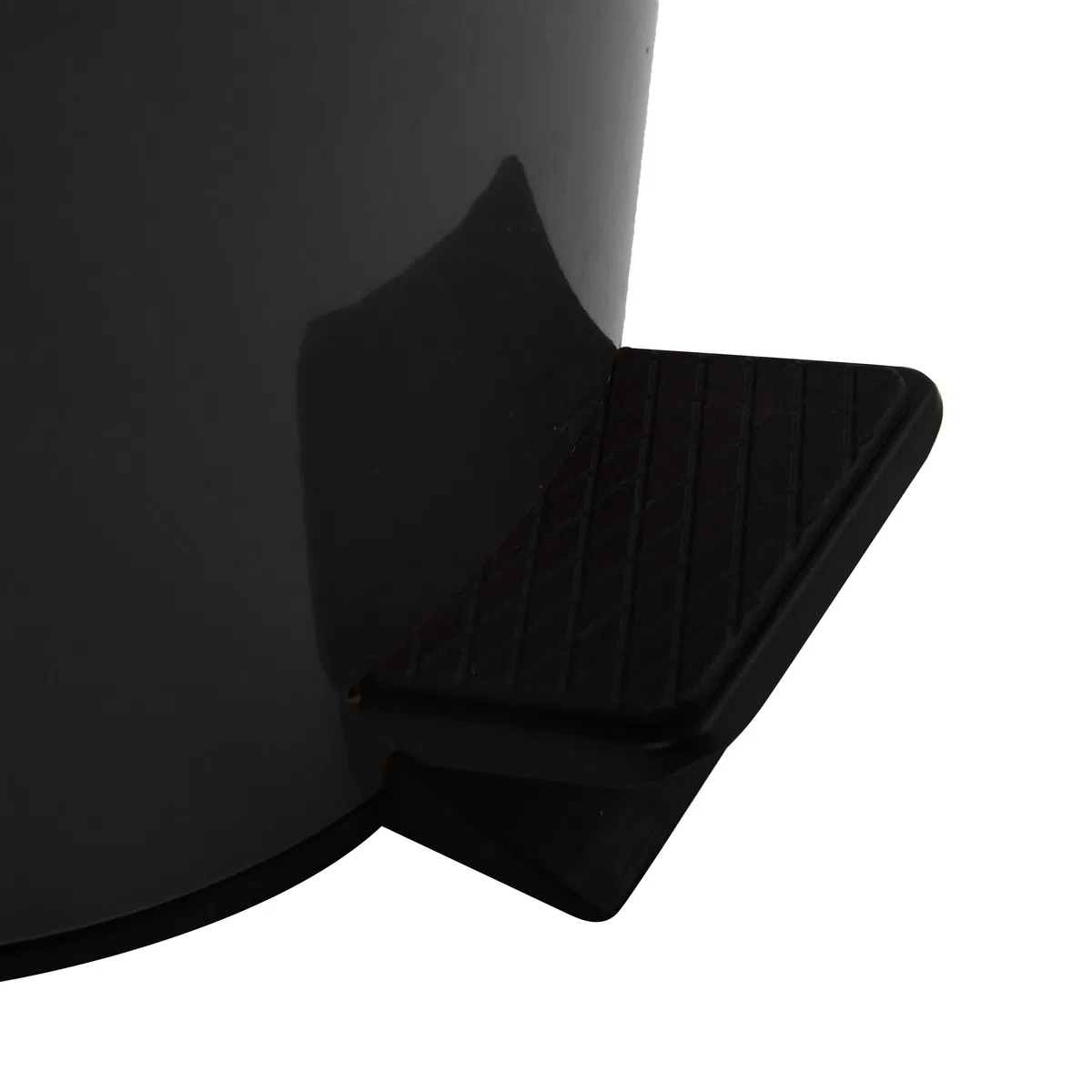 Spirella - Cestino a pedale in Acciaio SYDNEY - Design Moderno, Apertura Facile, Secchio Interno Rimovibile - Accessorio per Bagno o Cucina - Nero - 3L