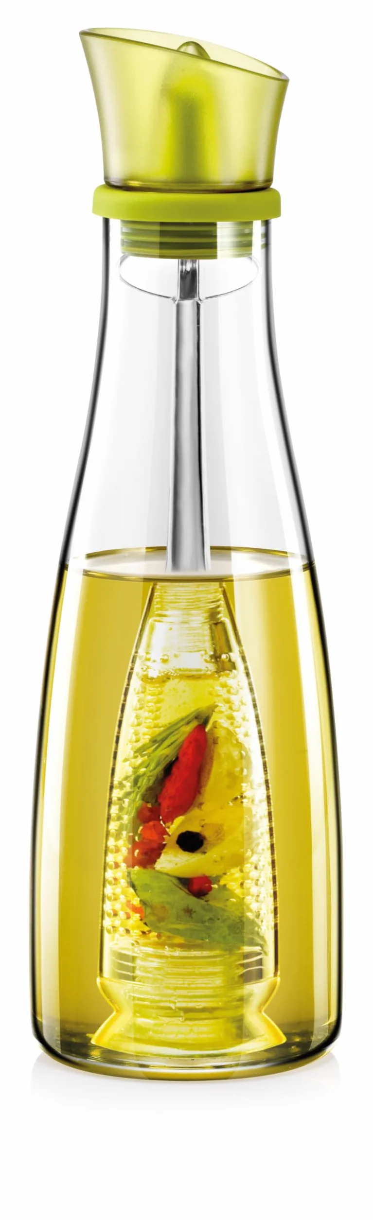 Tescoma 642762 Vitamino Oliera con Infusore, Vetro, Verde, 500 ml, 1 Pezzo