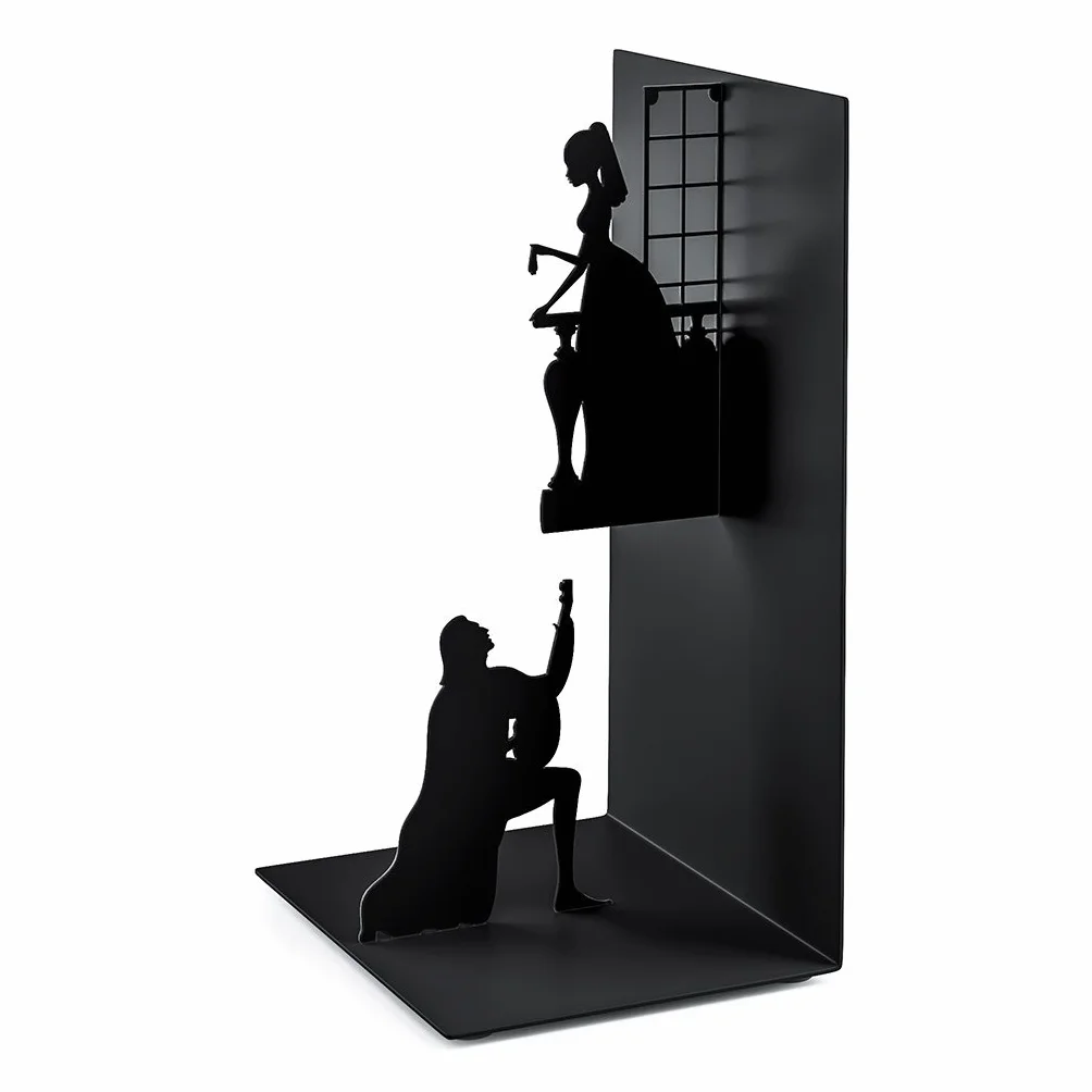 Balvi - Romeo & Juliet fermalibri in metallo. Ispirato all'opera di Shakespeare.