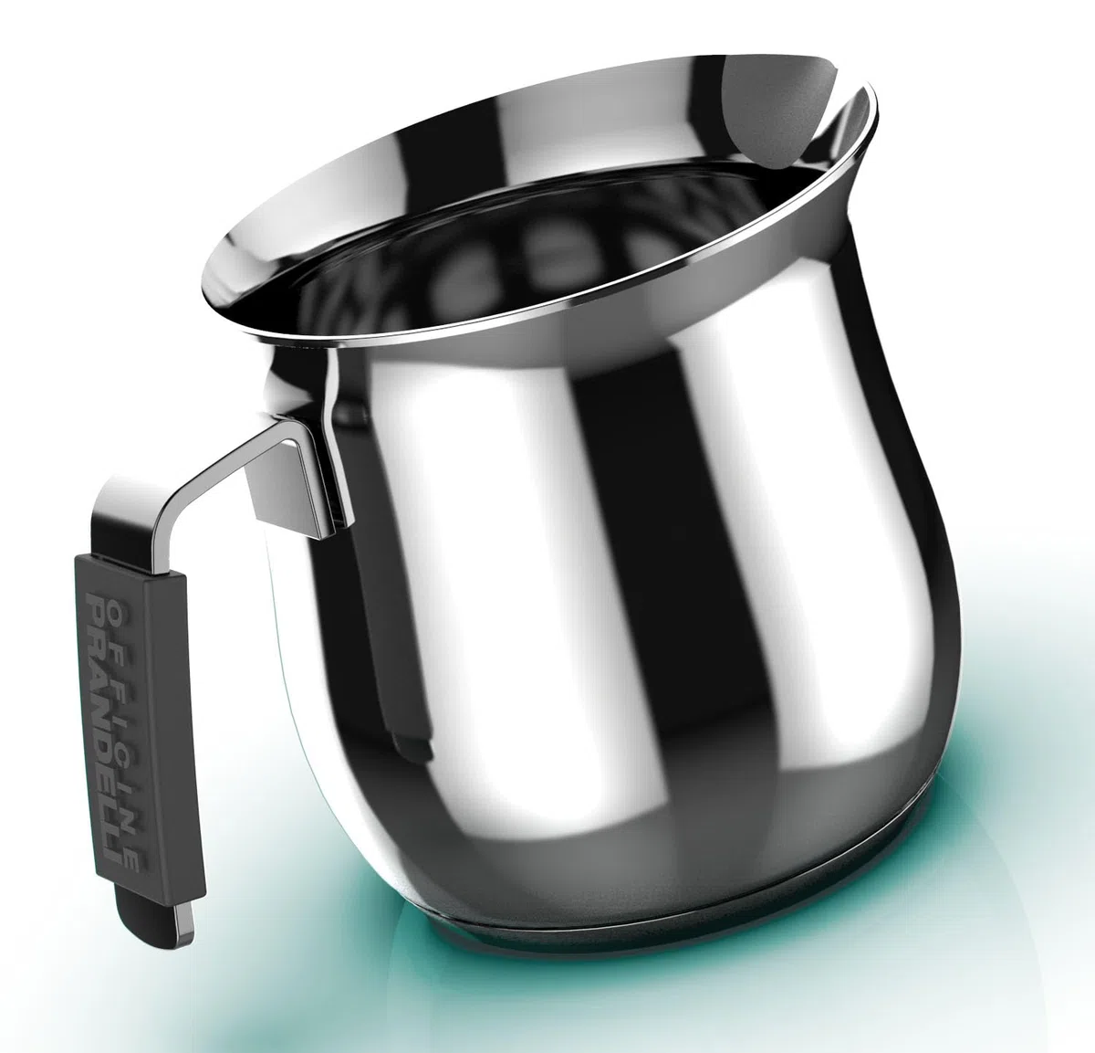 Lattiera Linea Dolcevita, Tazzine 2, 250 ML, Acciaio Inox 18/10, Officine Prandelli