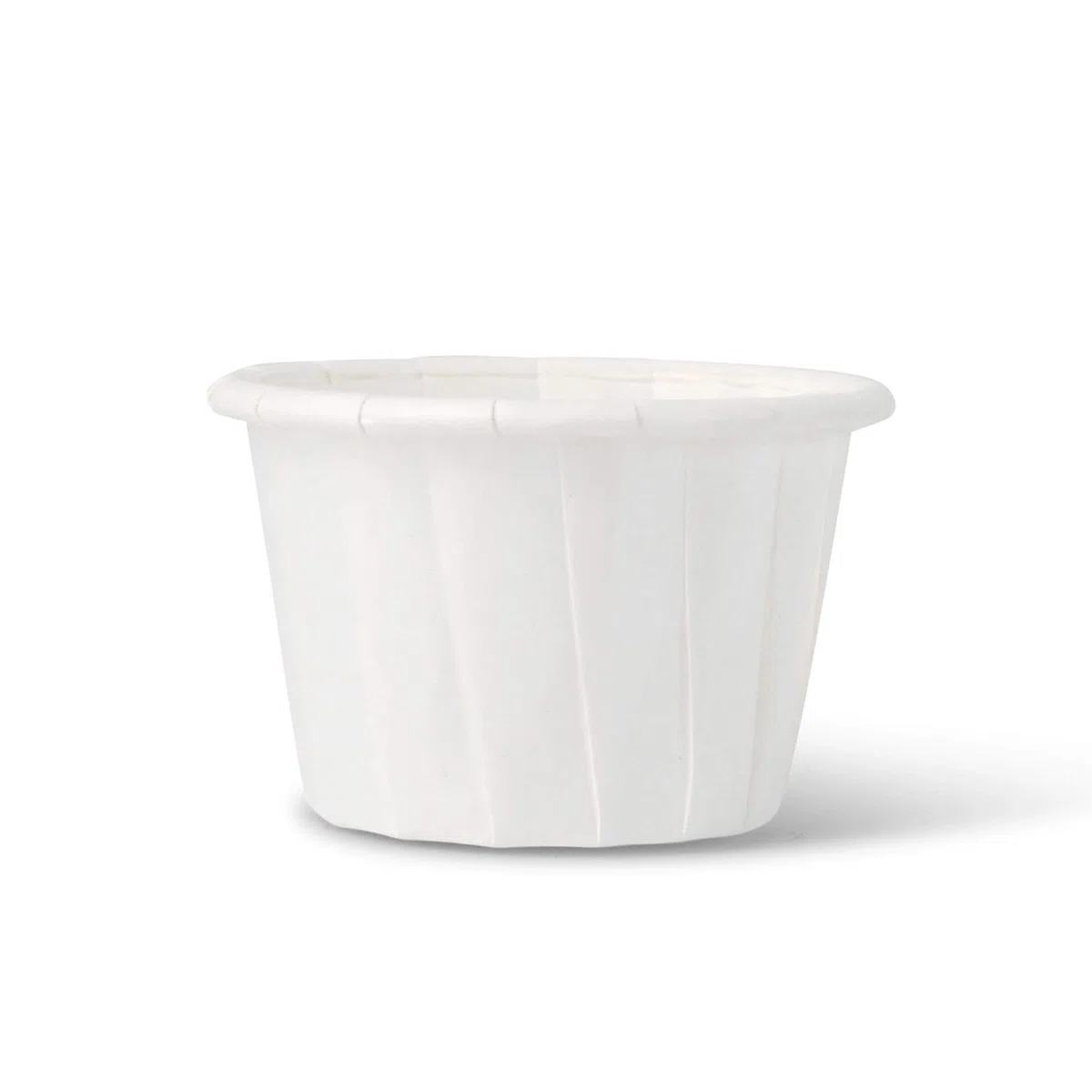 BIOZOYG 250 Coppette per Salse, Finger-Food, Marmellata I Vasetti Mini 30 ml rotondi bianchi I Bicchierini Degustazione Feste Coppette di Carta con Rivestimento Organico 100% biodegradabili