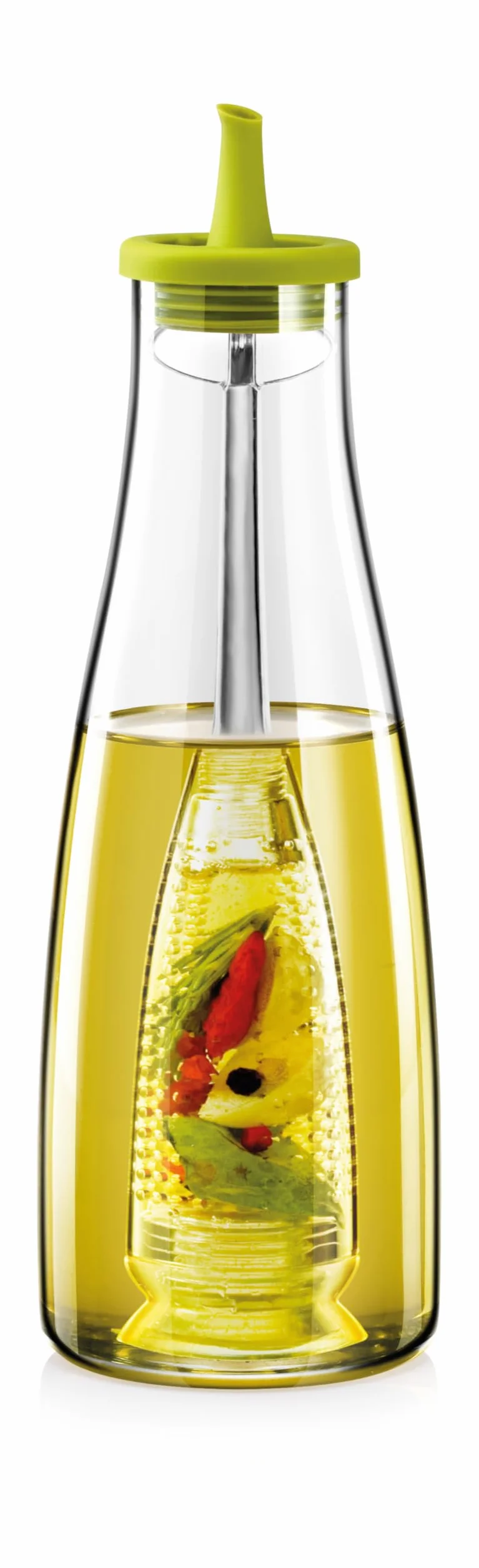 Tescoma 642762 Vitamino Oliera con Infusore, Vetro, Verde, 500 ml, 1 Pezzo