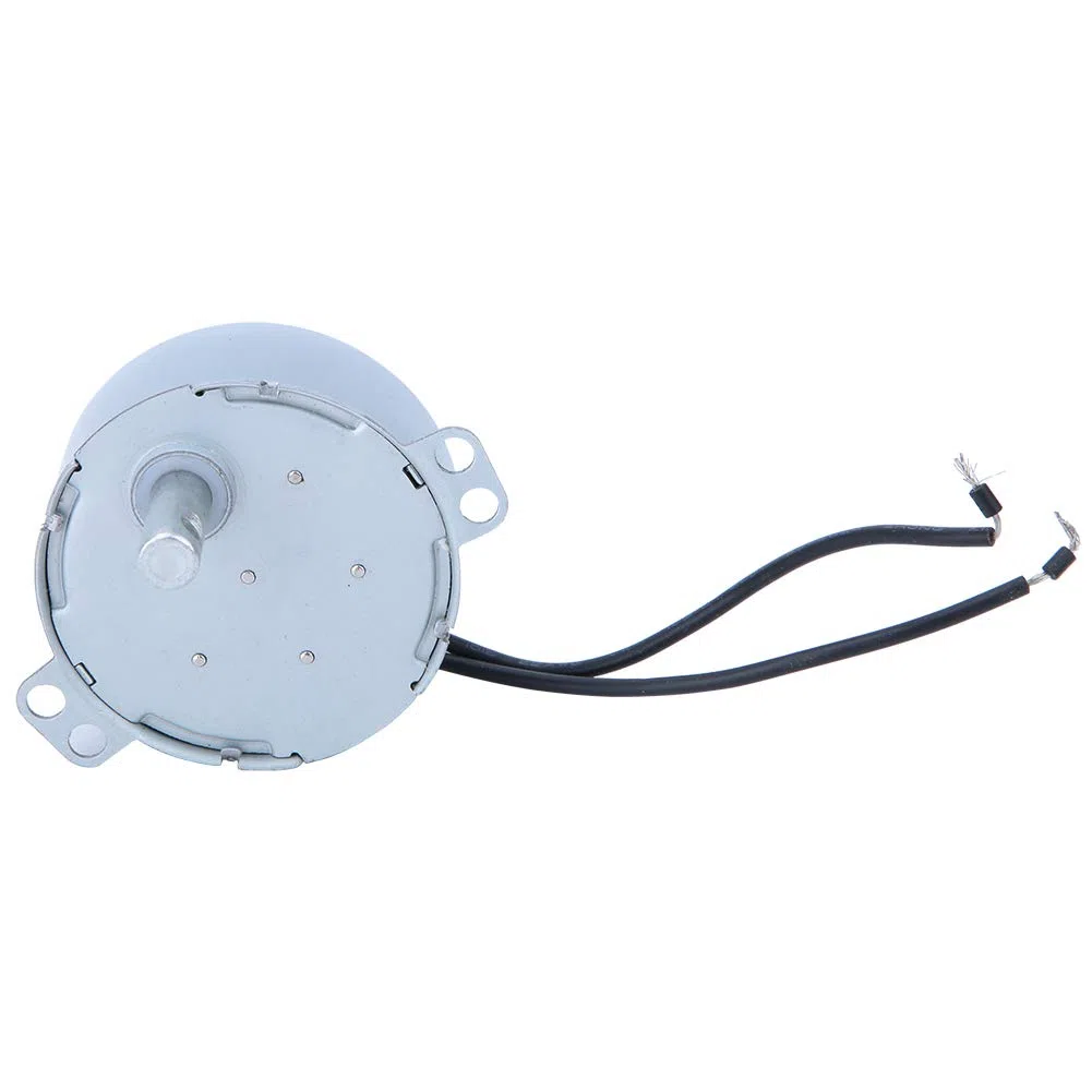 Motore Sincrono AC 220-240V 50/60Hz 4W con Direzione CW/CCW, Scatola Ingranaggi per Piattaforma Girevole e Automazione, Motore Elettrico per Ventilatore a Testa Mobile