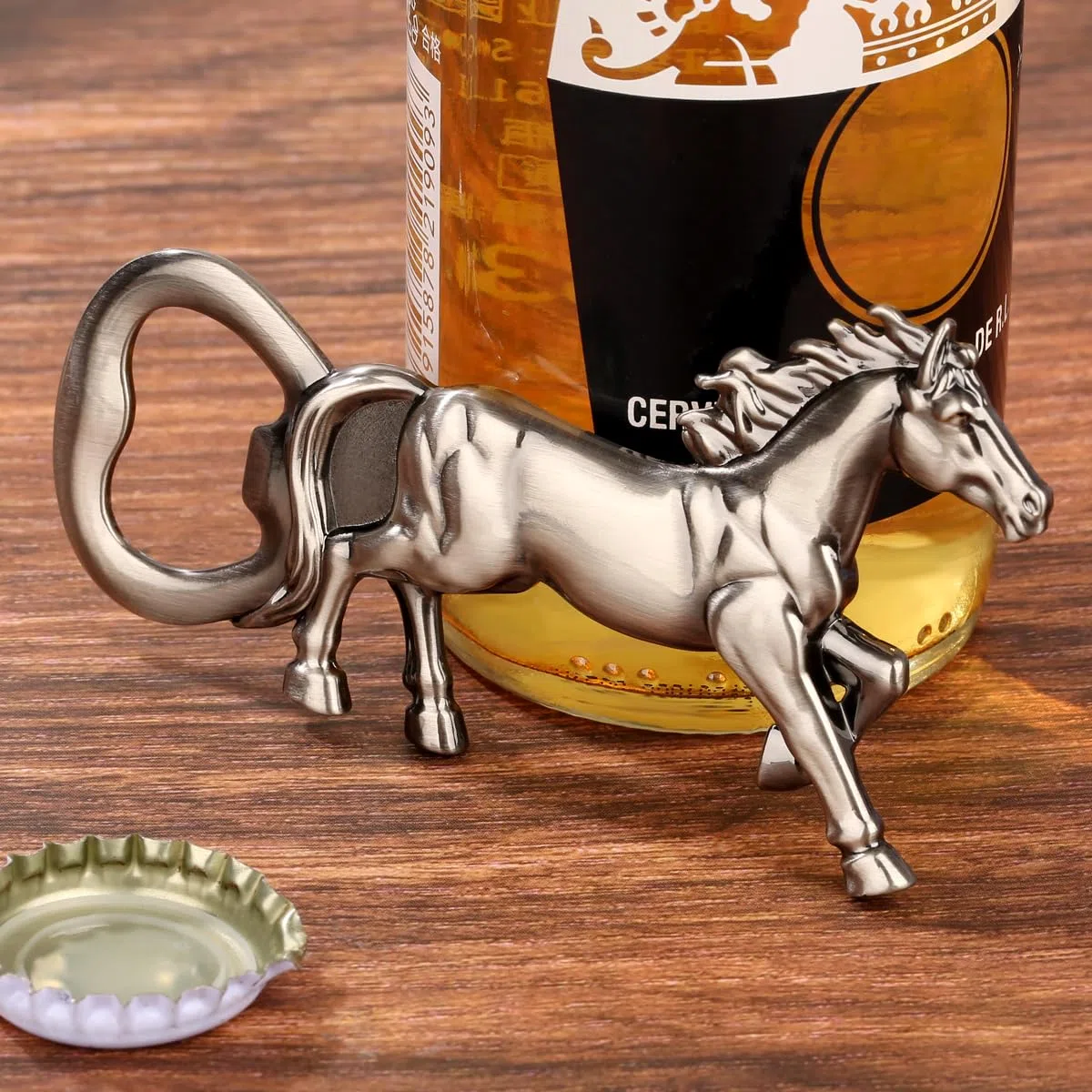 Regali personalizzati per gli amanti dei cavalli, apribottiglie, cavallo, birra, regali di Natale, regalo di compleanno per uomini e donne, accessori per cavalli, regalo, con confezione regalo