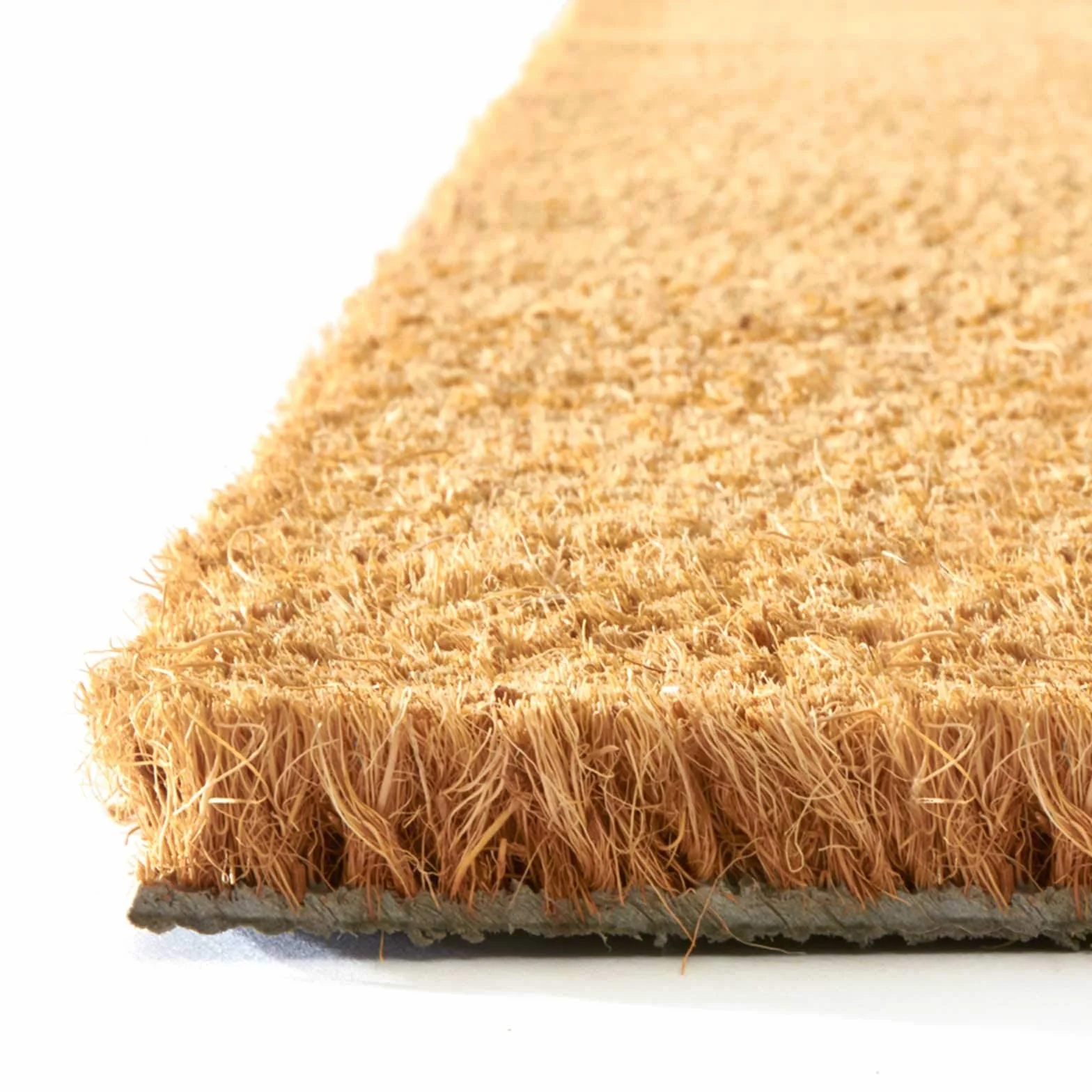 KARAT Zerbino per Interni ed Esterni, in Cocco – Zerbino in Cocco – Protezione Invernale con Retro Antiscivolo per Porta di casa, Naturale, 60 x 90 cm, 1,7 cm