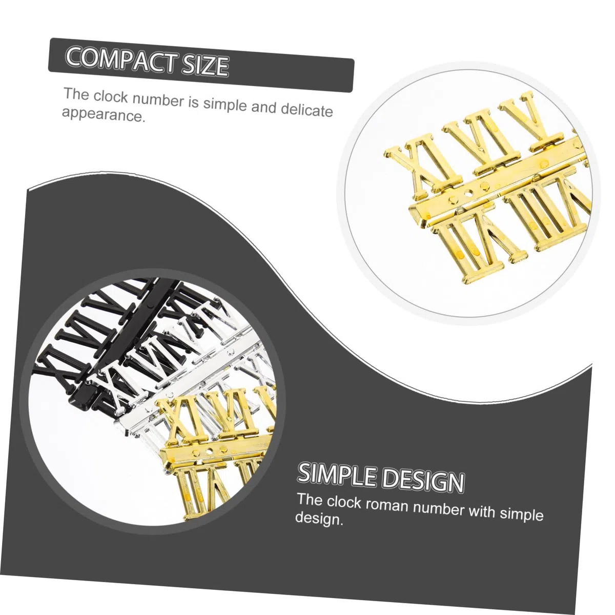 NUOBESTY 12pezzi Orologio Kit Per Orologio Ricambio Per Parete Te Accessori Per Riparazione