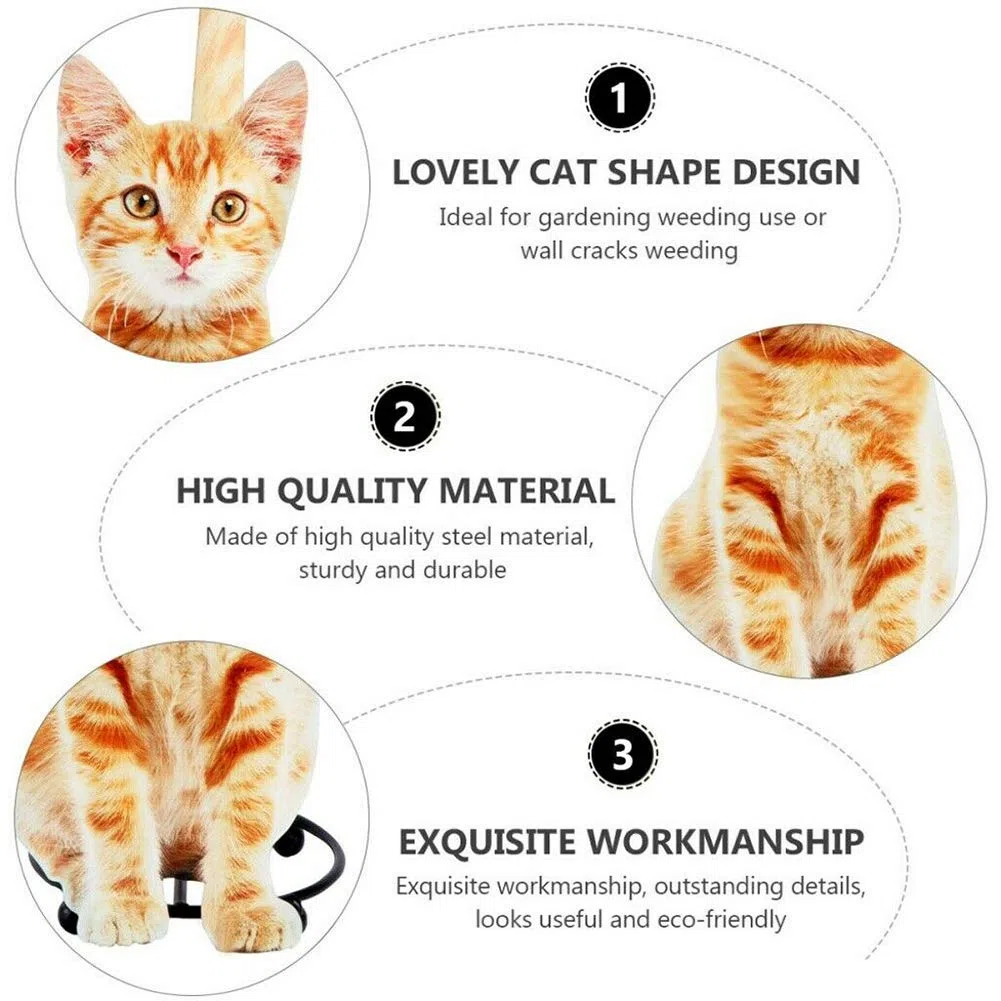 porta rotolo di carta igienica a forma di gatto, porta carta igienica da bagno, regalo per gli amanti dei gatti (arancione)