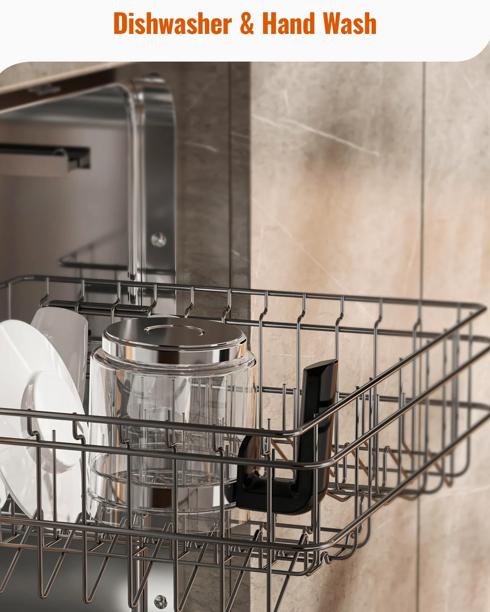 Milk Frother, Morpilot Montalatte Elettrico in Vetro, 6 in 1 Funzione, Capacità 250ml Per Schiumare o 500 ml Per Riscaldare Latte, Design Diviso, Nero