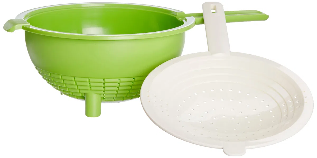 Tupperware doppia bacinella/filtro