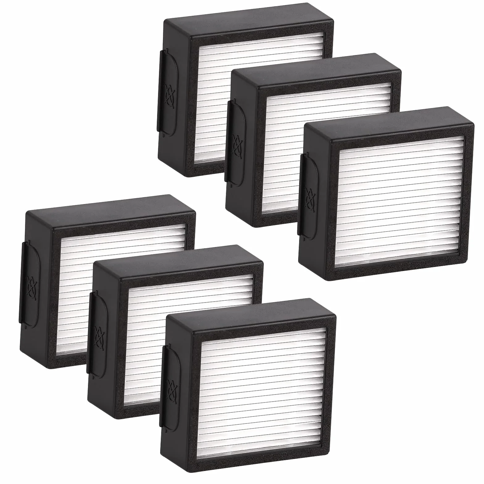 (6 pezzi) Combo 10 Max Filtro HEPA di ricambio compatibile con iRobot Roomba Combo J7+ plus/Combo j9+/ Combo 10 Max Robot aspirapolvere Filtri HEPA Kit di accessori (Non per combo j5 j5+)