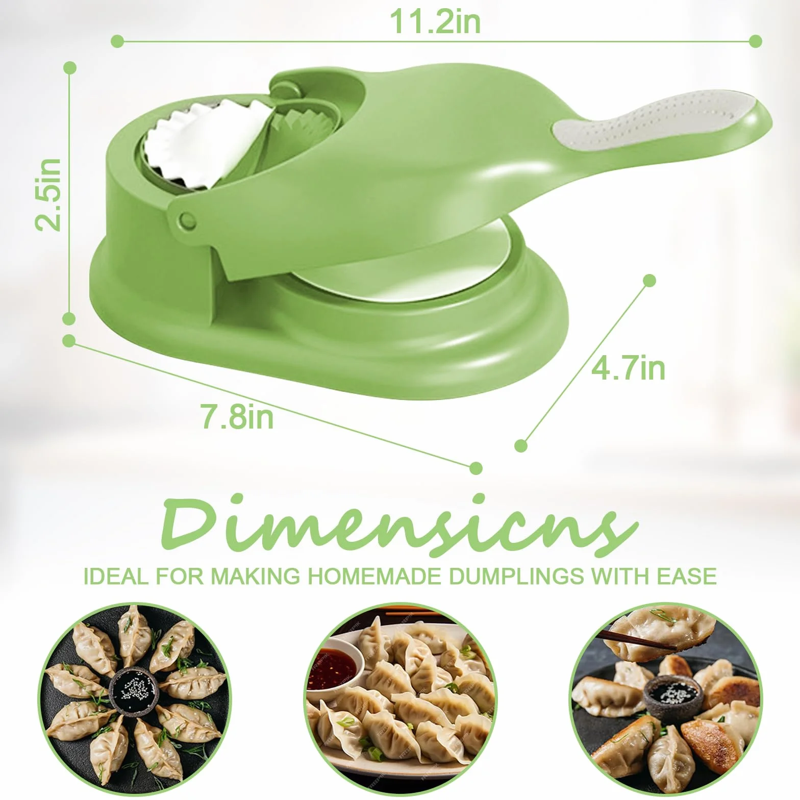 Dumpling Maker, Macchina per Gnocchi 2 in 1, Stampo Per Gnocchi, Formatore per Gnocchi fai da te, Artefatto per la Produzione di Gnocchi, per Cucine, Ristoranti, Scuole, Alberghi