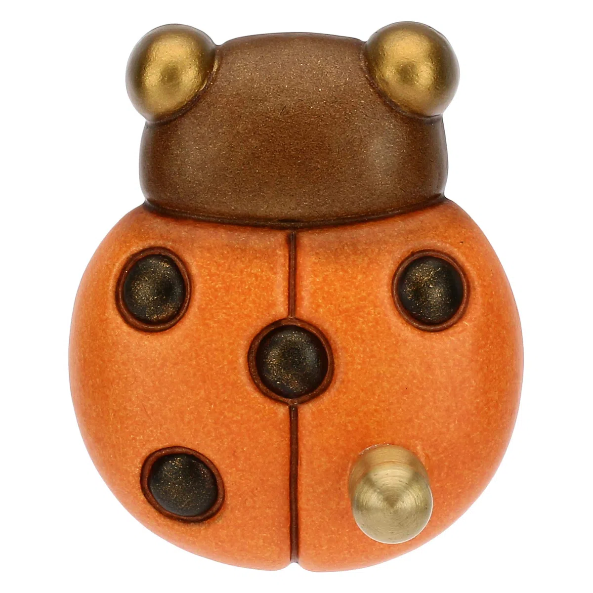 THUN - Gancio Porta strofinaccio Singolo a Forma di Coccinella Country
